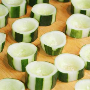 Cách làm dưa leo kem phô mai