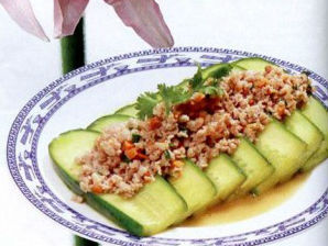 Dưa leo xào thịt bằm