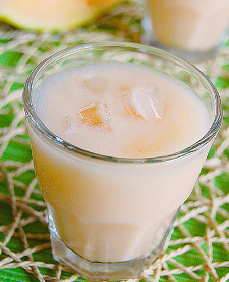 Dưa vàng dầm sữa