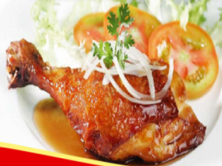 Đùi gà chiên Quảng Đông