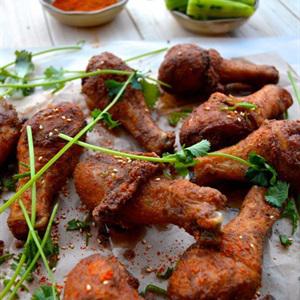 Cách làm đùi gà giòn cay
