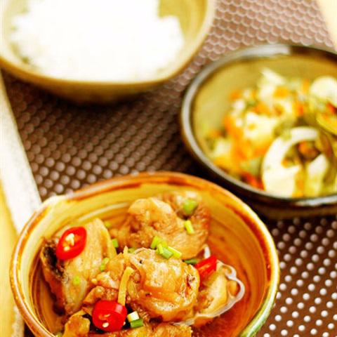 Cách làm đùi gà kho gừng