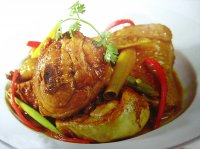 Đùi gà kho sả nghệ