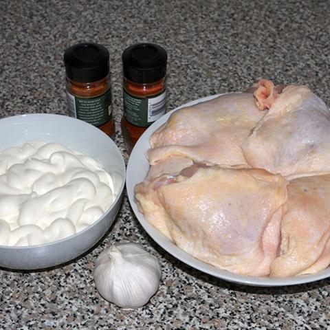 Cách làm đùi gà nướng sốt mayonnaise