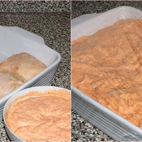 Cách làm đùi gà nướng sốt mayonnaise