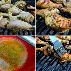 Cách làm đùi gà nướng than