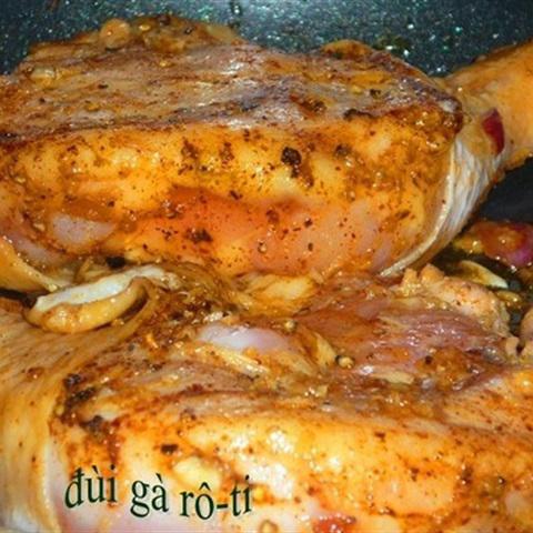 Cách làm đùi gà rô ti