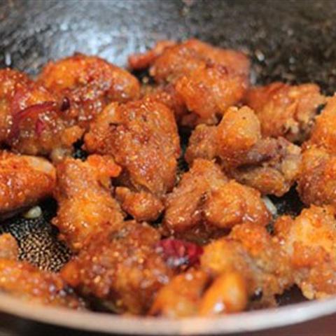 Cách làm đùi gà sốt cam