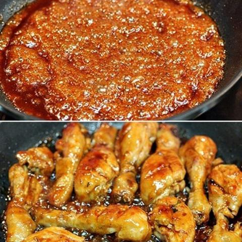 Cách làm đùi gà sốt chua cay