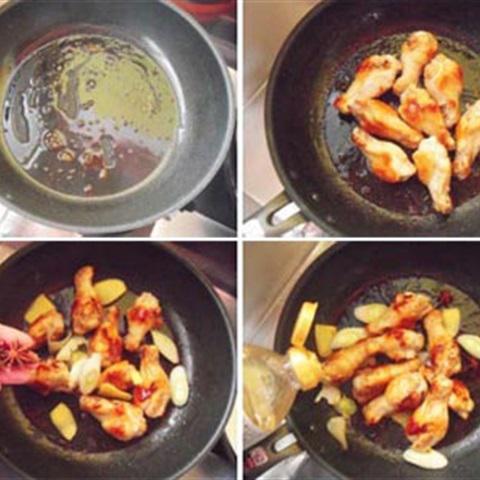 Cách làm đùi gà sốt nấm