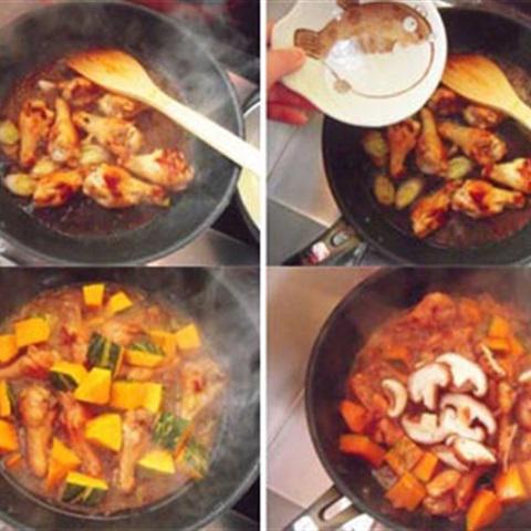 Cách làm đùi gà sốt nấm