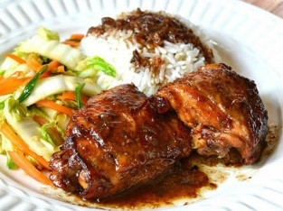 Đùi gà sốt tiêu