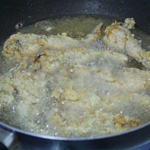 Cách làm ếch chiên mè