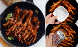 Ếch sốt chua ngọt vàng đều sánh mịn, ăn là mê