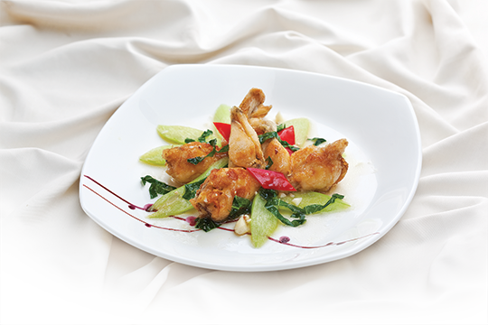 Ếch xào bạc hà