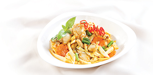 Ếch xào bồn bồn