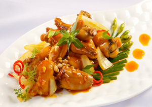 ẾCH XÀO BÔNG HẸ