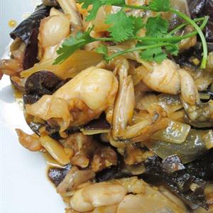 Cách làm ếch xào hành tỏi