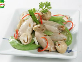 Ếch xào mướp hương