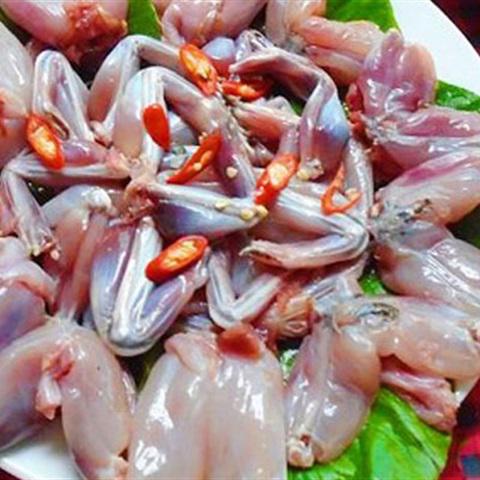 Cách làm ếch xào ớt sả