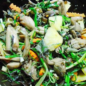 Cách làm ếch xào rau củ