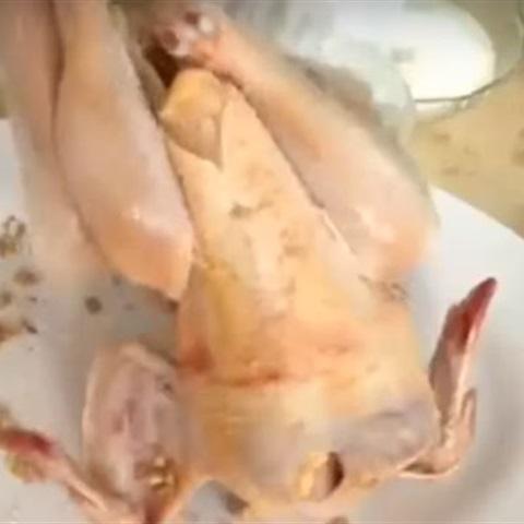 Cách làm gà bó xôi chiên