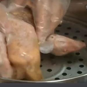 Cách làm gà bó xôi chiên