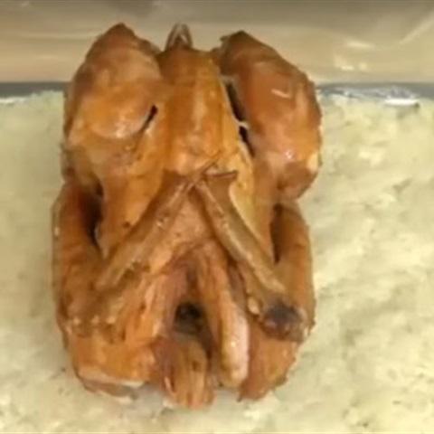 Cách làm gà bó xôi chiên