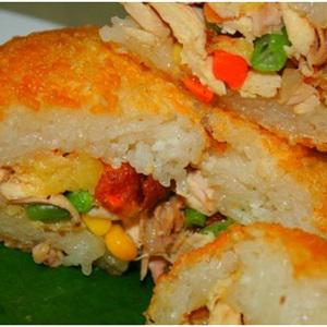 Cách làm gà bọc xôi chiên