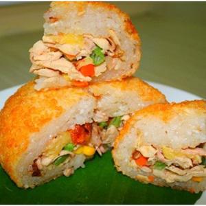 Cách làm gà bọc xôi chiên