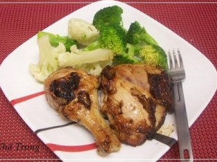 Gà chiên bơ tỏi