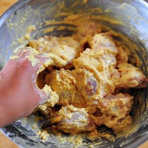 Cách làm gà chiên cà ri