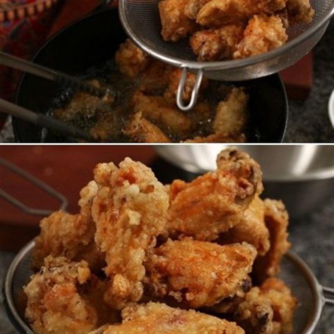 Cách làm gà chiên đậu phộng