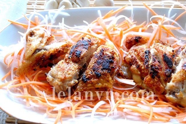 Gà chiên muối tỏi