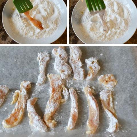 Cách làm gà chiên sốt chanh chua