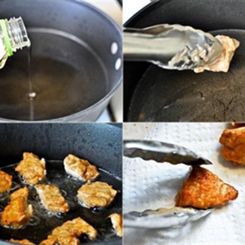Cách làm gà chiên sốt nước tương