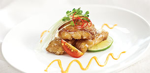 Gà chiên trộn xốt ngọt Mayonnaise