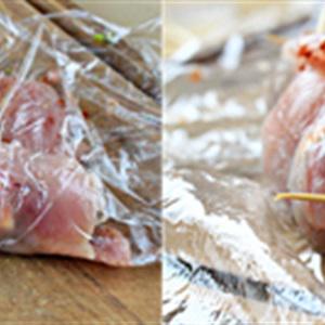 Cách làm gà cuộn bông cải xanh