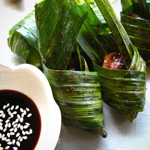 Cách làm gà cuốn lá dứa