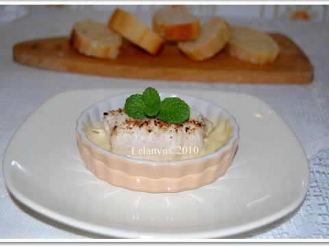 Gà cuộn phô-mai hấp