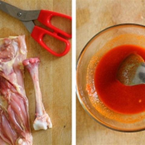 Cách làm gà cuộn tỏi nướng