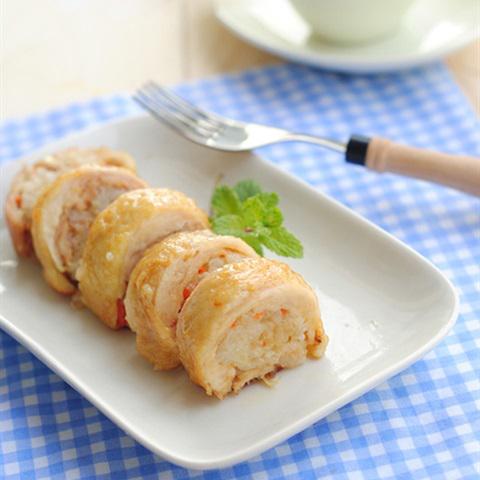 Cách làm gà cuộn xôi