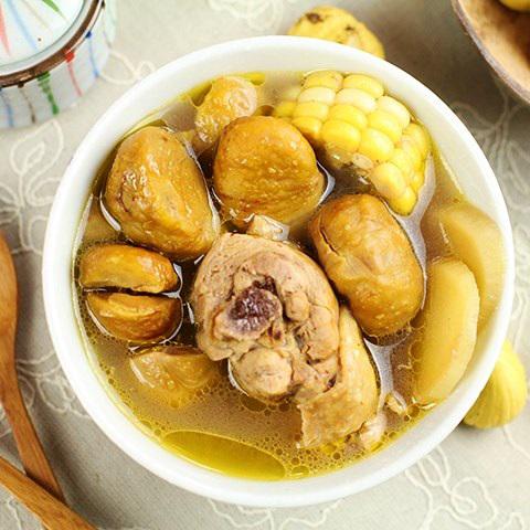 Cách làm gà hầm hạt dẻ