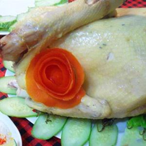 Cách làm gà hấp muối mặn