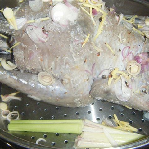 Cách làm gà hấp sữa
