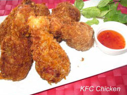 Gà KFC món ngon cho bé