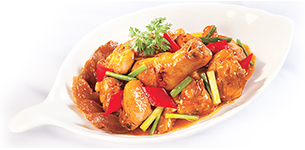 Gà kho củ cải muối