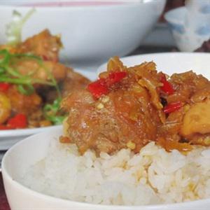 Cách làm gà kho củ nén