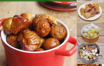 Gà kho trứng cút đậm đà