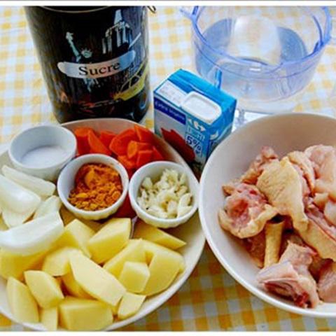 Cách làm gà nấu cà ri